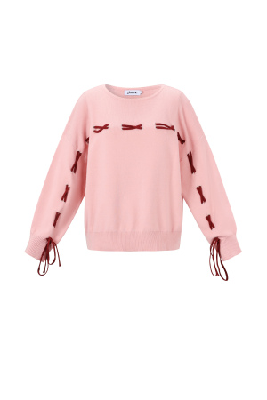 Pull Femme En Viscose Tricoté Style Décontracté Contraste De Couleurs h5 Image10