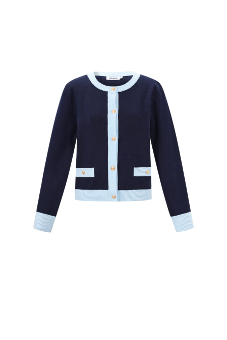 Pull en Polyester Tricoté Femme Style Décontracté Contraste de Couleurs 2