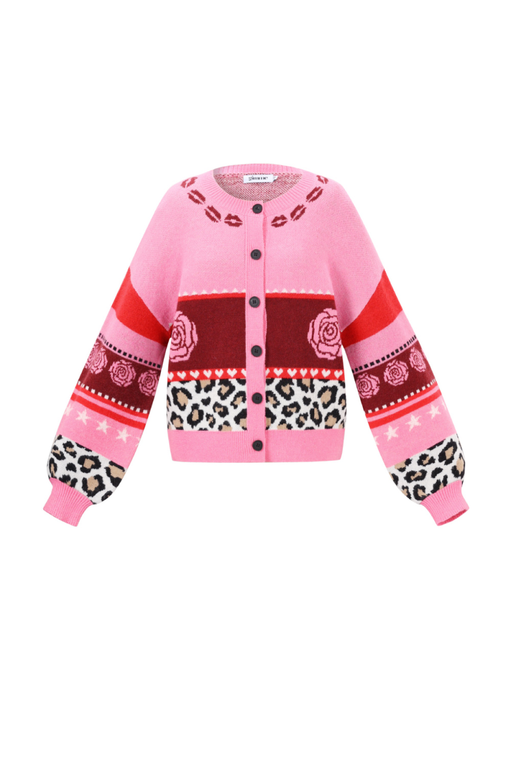 Cardigan Femme En Fibre De Polyester Tricotée Style Décontracté Imprimé Floral Image12