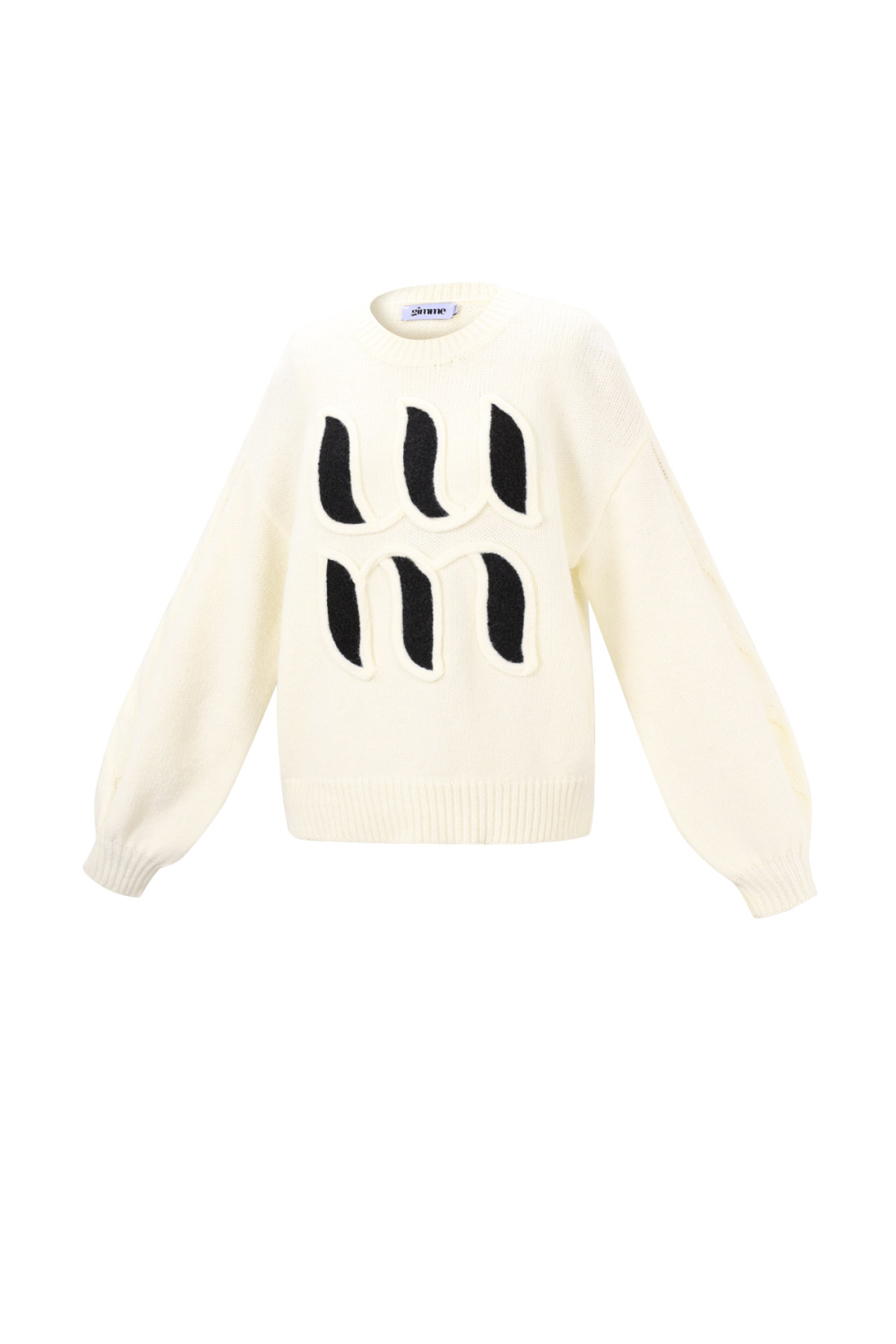 Pulls Tricotés Fibres De Polyester Femmes Casual Lettres h5Image2