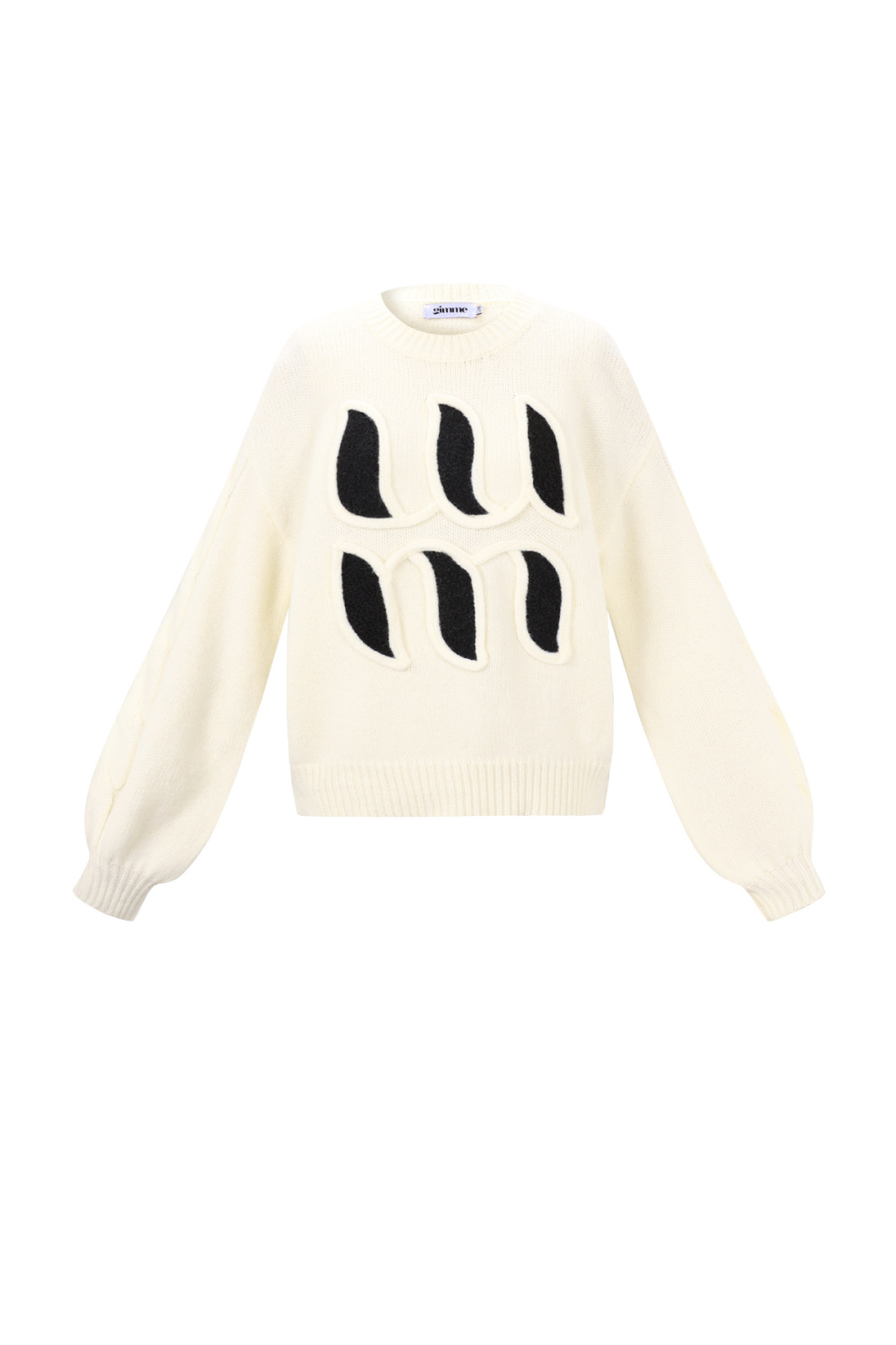 Pulls Tricotés Fibres De Polyester Femmes Casual Lettres