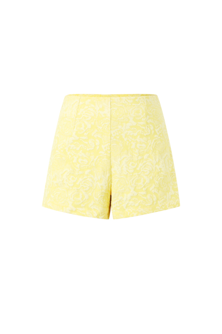 Shorts Femme en Fibre de Polyester Tissée Imprimé Floral Élégant 2