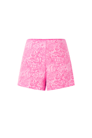 Shorts Femme En Fibre De Polyester Tissée Imprimé Floral Élégant h5 Image13