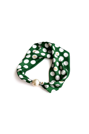 Écharpes D'Été À Pois, Décontractées, En Polyester, Accessoires Du Quotidien h5