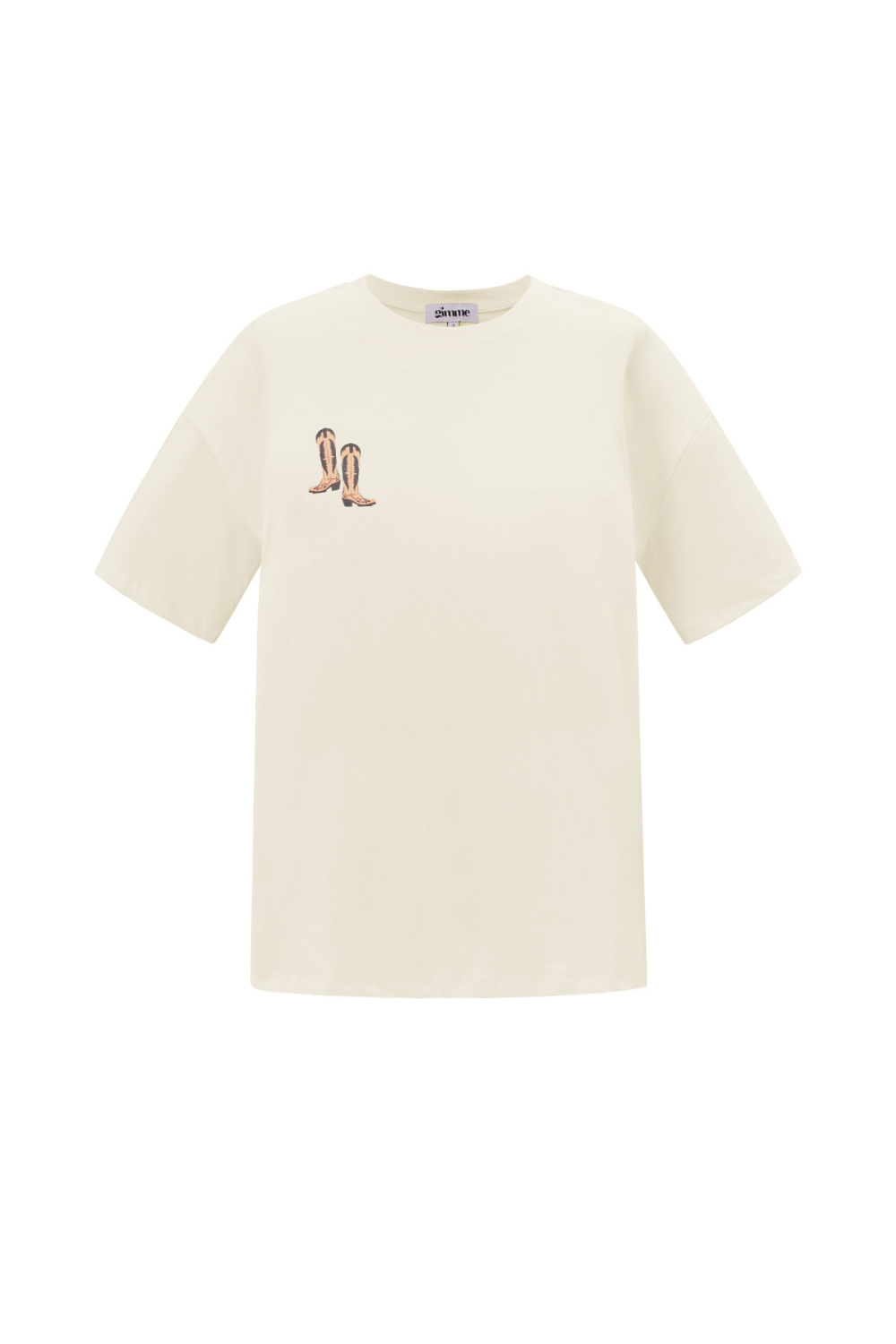 Cotton Knitted T-Shirt Femme Casual Cartoon h5Image14