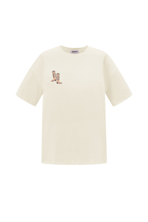 Cotton Knitted T-Shirt Femme Casual Cartoon h5 Image14