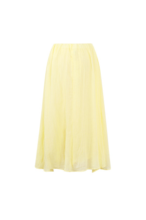 Jupe Maxi Femme En Fibre De Polyester Tissée Style Décontracté Couleur Unie h5 Image3
