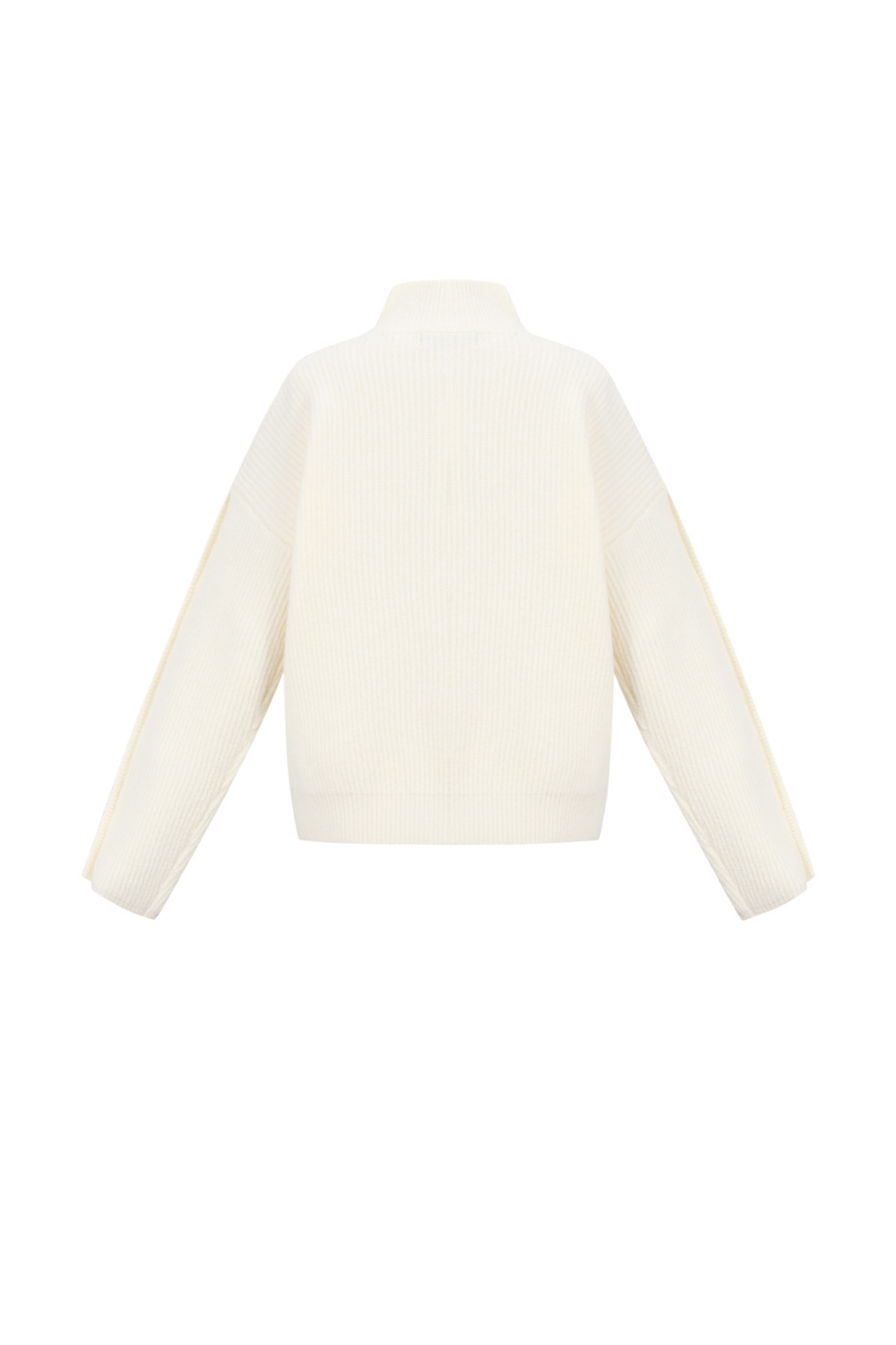 Pull Col Roulé Femme En Polyester Tissé Casual Couleur Unie Image3