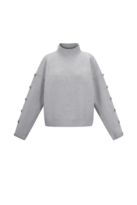 Pull Col Roulé Femme En Polyester Tissé Casual Couleur Unie 2