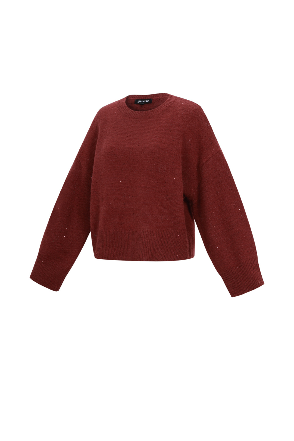 Pulls Tricotés Fibres De Polyester Femmes Style Décontracté Couleur Unie Automne/Hiver Image2