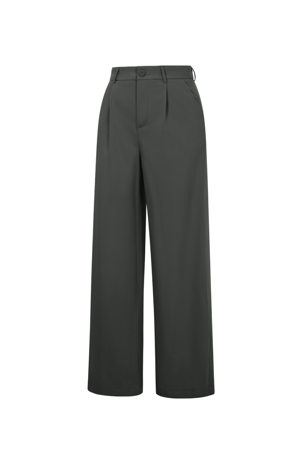 Tissu Polyester Fibre Femme Pantalon Droit Casual Automne/Hiver Image2