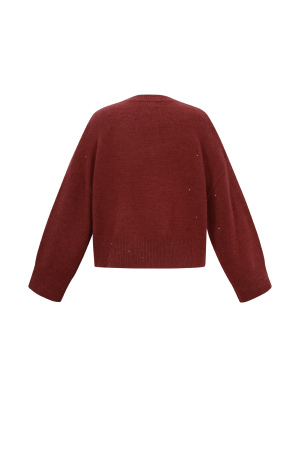 Pulls Tricotés Fibres De Polyester Femmes Style Décontracté Couleur Unie Automne/Hiver h5 Image3
