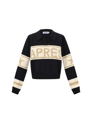 Tricot En Fibre De Polyester Femme Pulls Casual Lettres h5 Image11