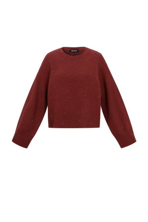 Pulls Tricotés Fibres De Polyester Femmes Style Décontracté Couleur Unie Automne/Hiver h5 