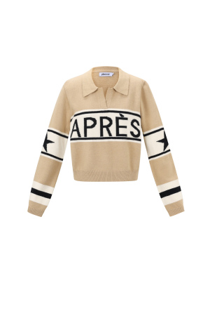 Tricot En Fibre De Polyester Femme Pulls Casual Lettres h5 
