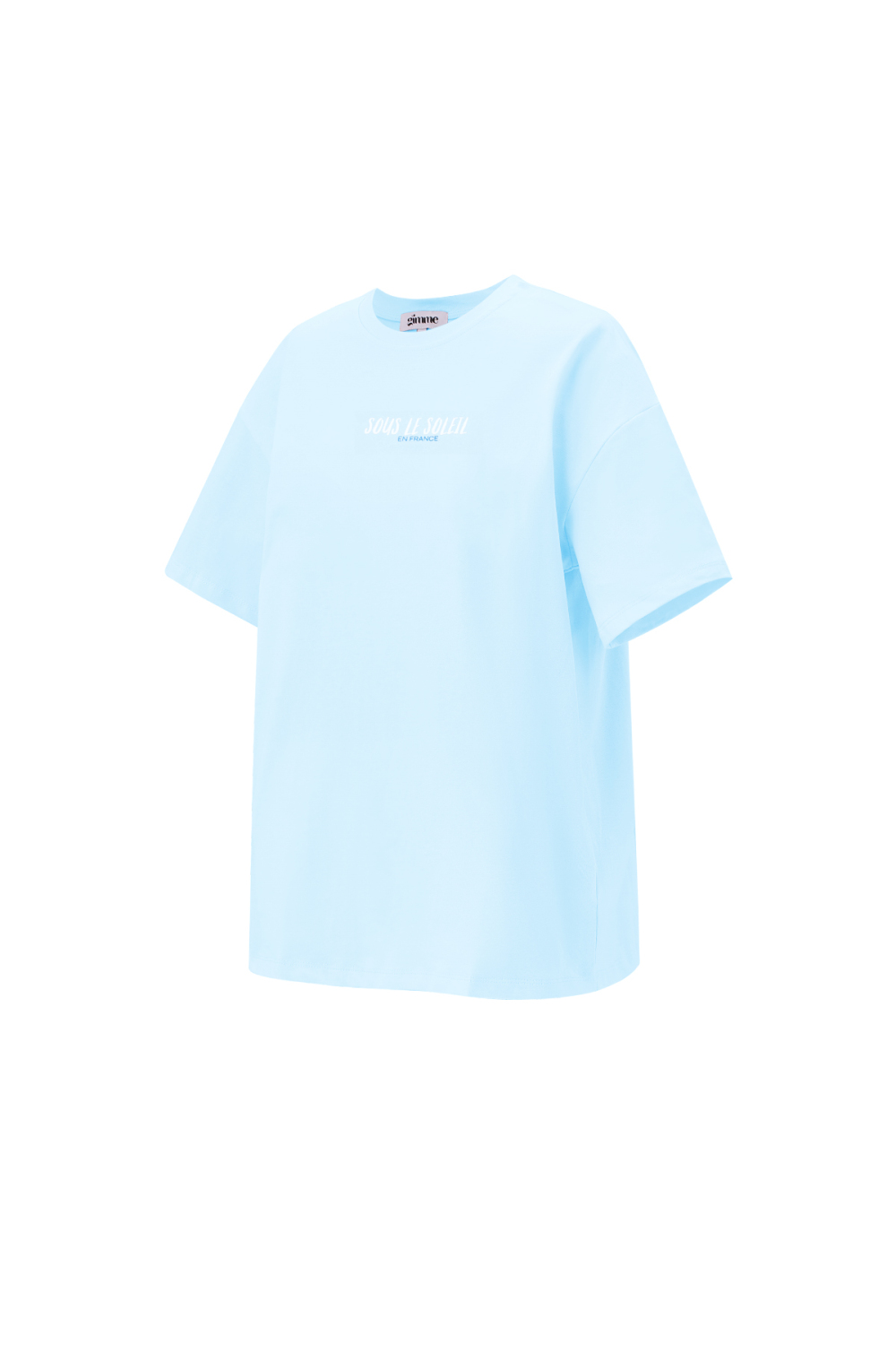 Coton Tricoté T-Shirt Femme Casual Lettres Image2