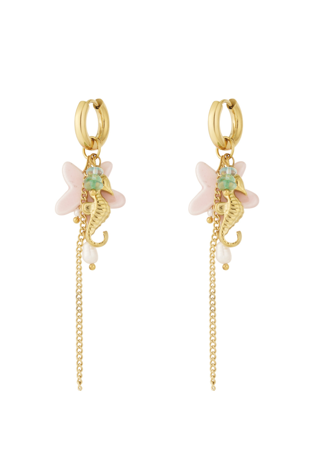 Boucles D'Oreilles Hippocampe D'Été 