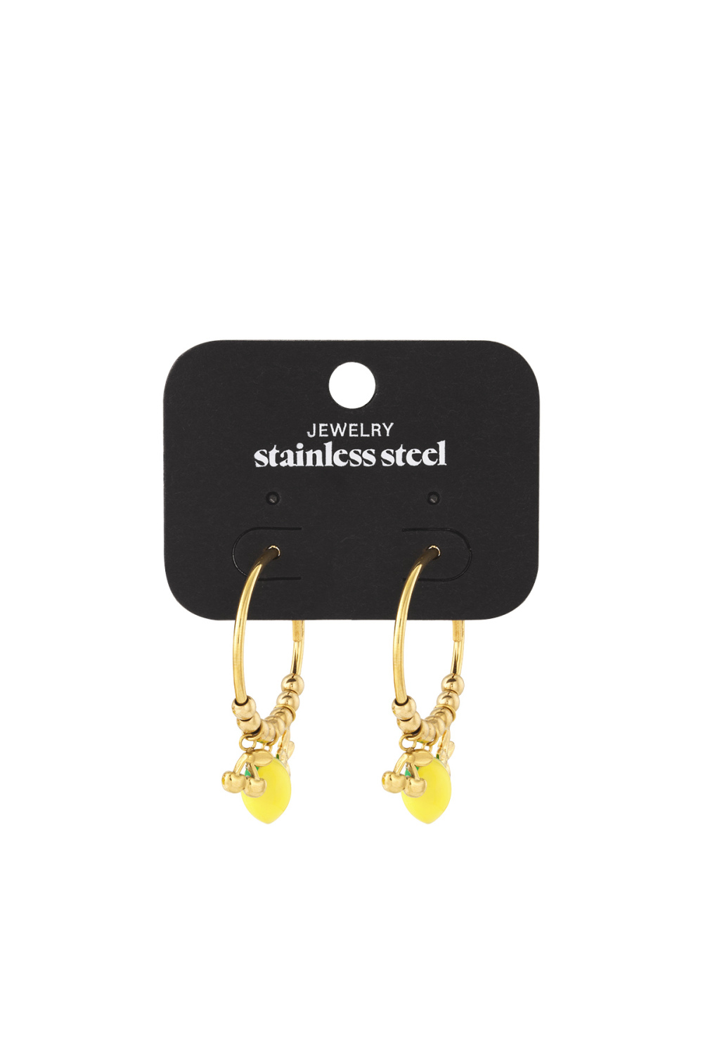 Boucles D'Oreilles Citron Et Cerise Image4