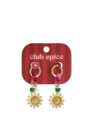Boucles D'Oreilles Pendantes Fleur Casual Daily Simple Série Bijoux Pour Femmes h5 Image4