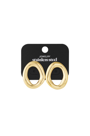 Boucles D'Oreilles Ovales Oasis h5 Image4