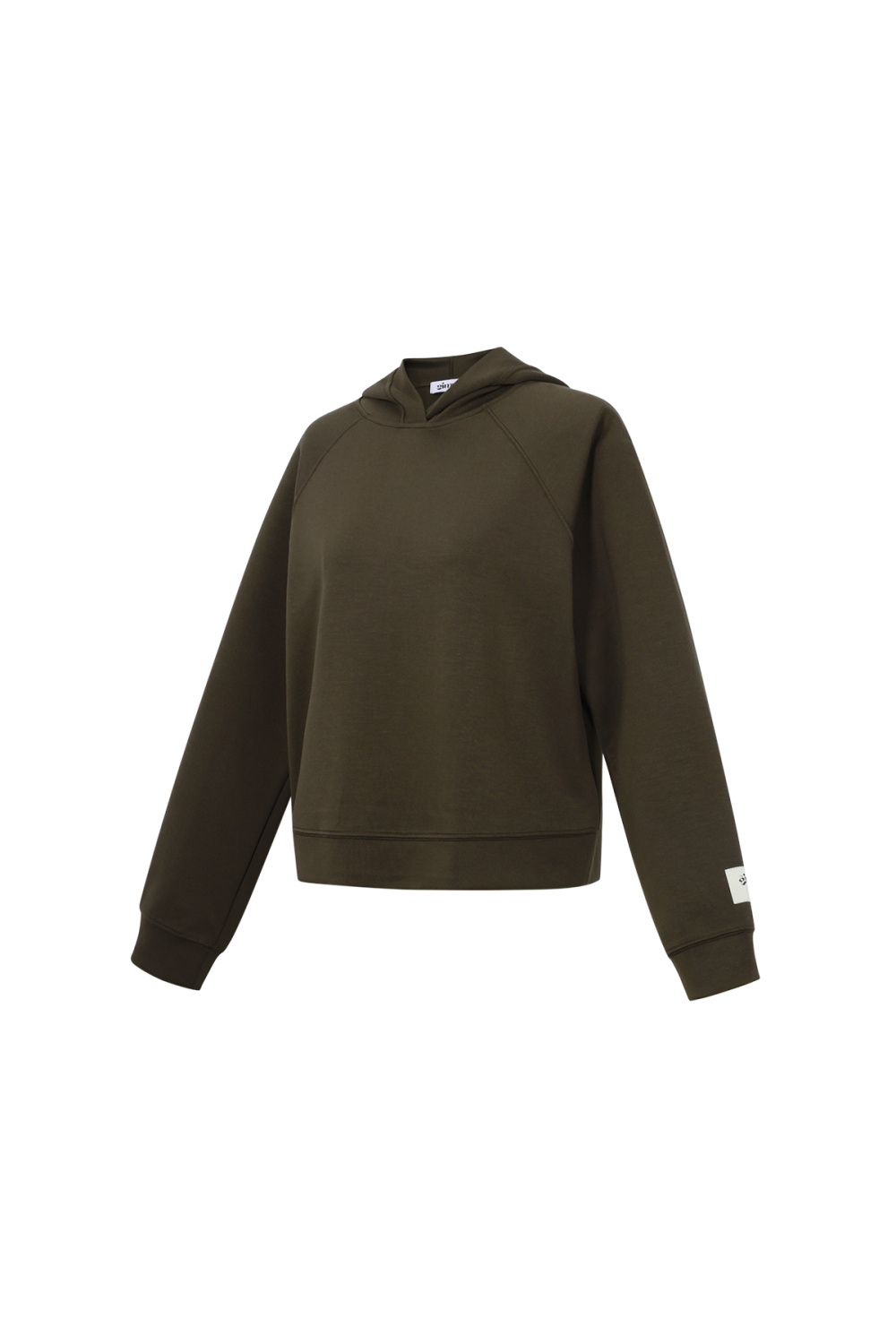 Hoodie Femme En Fibre De Polyester Tricotée Sportive Couleur Unie h5Image2