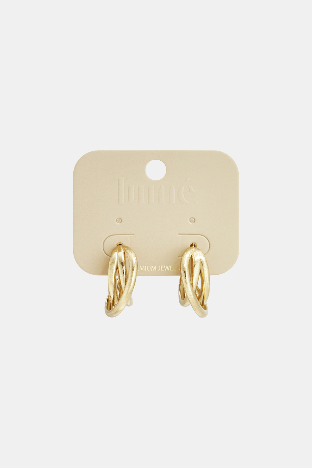 Boucles D'Oreilles Créoles Lignes Casual Daily Simple Series Bijoux Pour Femmes Image5