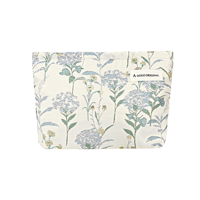 1 Sac À Main En Polyester Pour Femme, Série Romantique, Motif Floral Mignon 