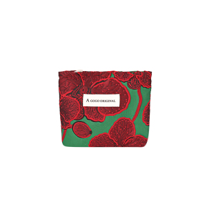 Sac À Main En Polyester Pour Femme, Série Luxueuse, Motif Floral Rétro, 1 Pièce h5 