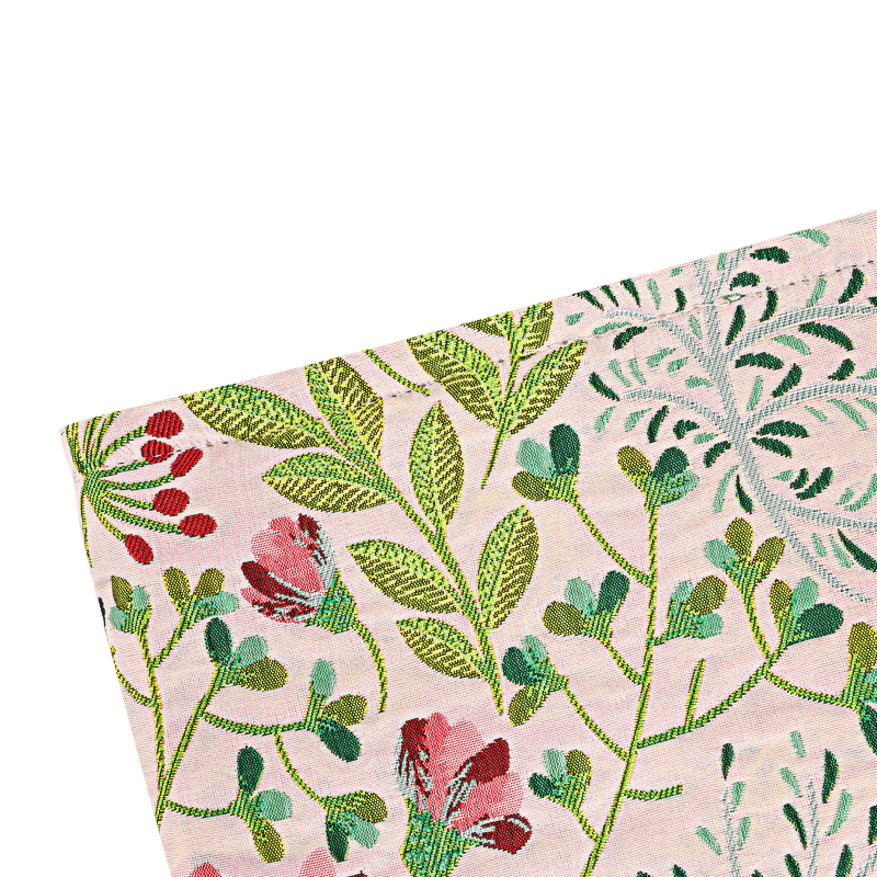 Sac À Main En Polyester Pour Femme, Série Luxueuse, Motif Floral Rétro, 1 Pièce Image4