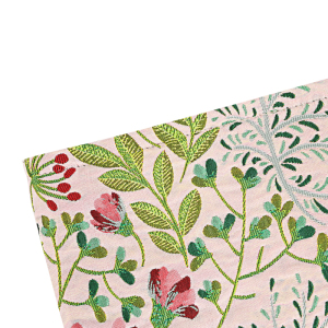 Sac À Main En Polyester Pour Femme, Série Luxueuse, Motif Floral Rétro, 1 Pièce h5 Image4
