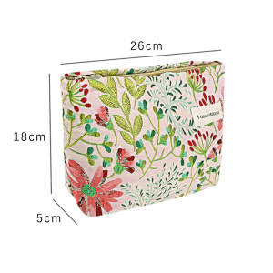 Sac À Main En Polyester Pour Femme, Série Luxueuse, Motif Floral Rétro, 1 Pièce h5 Image5