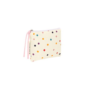 Sac À Main Élégant En Toile À Pois Pour Femme, Série Simple, 1 Pièce h5 
