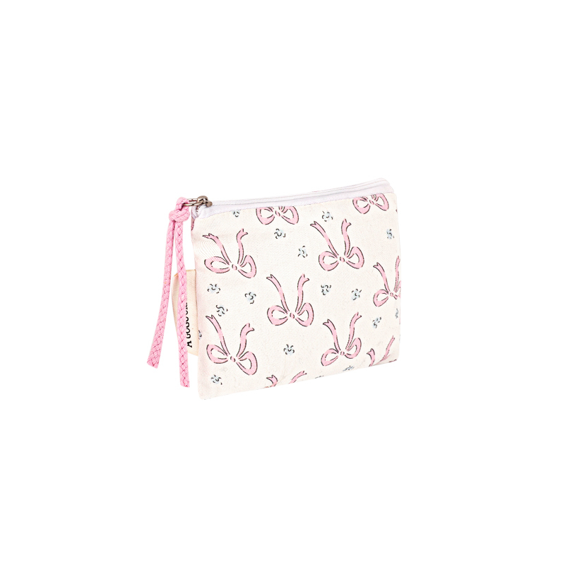 Sac En Toile Pour Femme, Série Romantique, Motif Nœud Papillon, 1 Pièce 