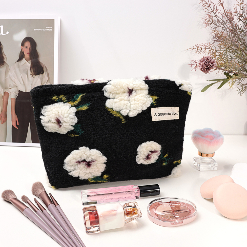 Sac Pour Femme En Polyester À Fleurs Naturelles, Série Classique, 1 Pièce Image2