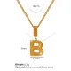 Collier B doré XL133 Image2