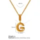 Collier G doré XL133 Image7
