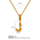 Collier J en or XL133 Image10