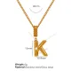 Collier K doré XL133 Image11
