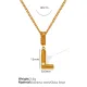 Collier L doré XL133 Image12