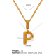 Collier P doré XL133 Image16