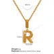 Collier R doré XL133 Image18