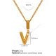 Collier V doré XL133 Image22