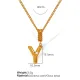 Collier Y doré XL133 Image25
