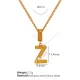 Collier Z doré XL133 Image26