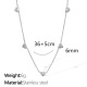 Collier argent coeur horizontal XL135 Image2