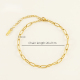 bracelet de cheville en or