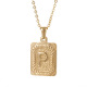 (Y compris la chaîne) doré P Image16