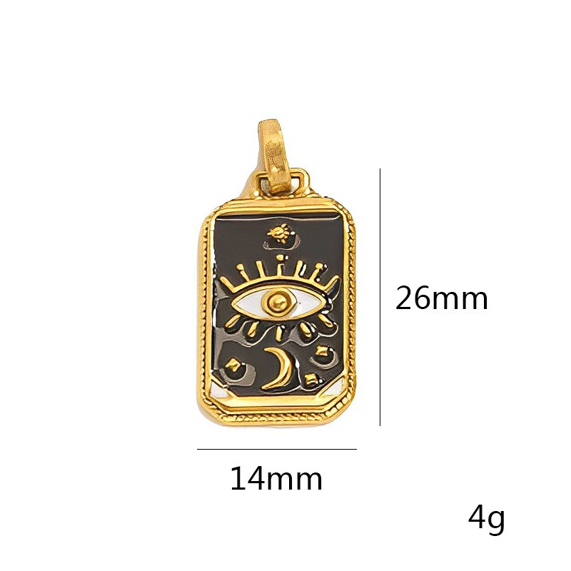 Pendentif Élégant En Forme De Goutte De Soleil, Collection Romantique, En Acier Inoxydable Étanche, Couleur Or, Pour Femme (1 Pièce)