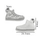 Bottes courtes couleur acier Image4