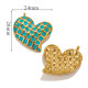 Pendentif en maille-bleu Image6